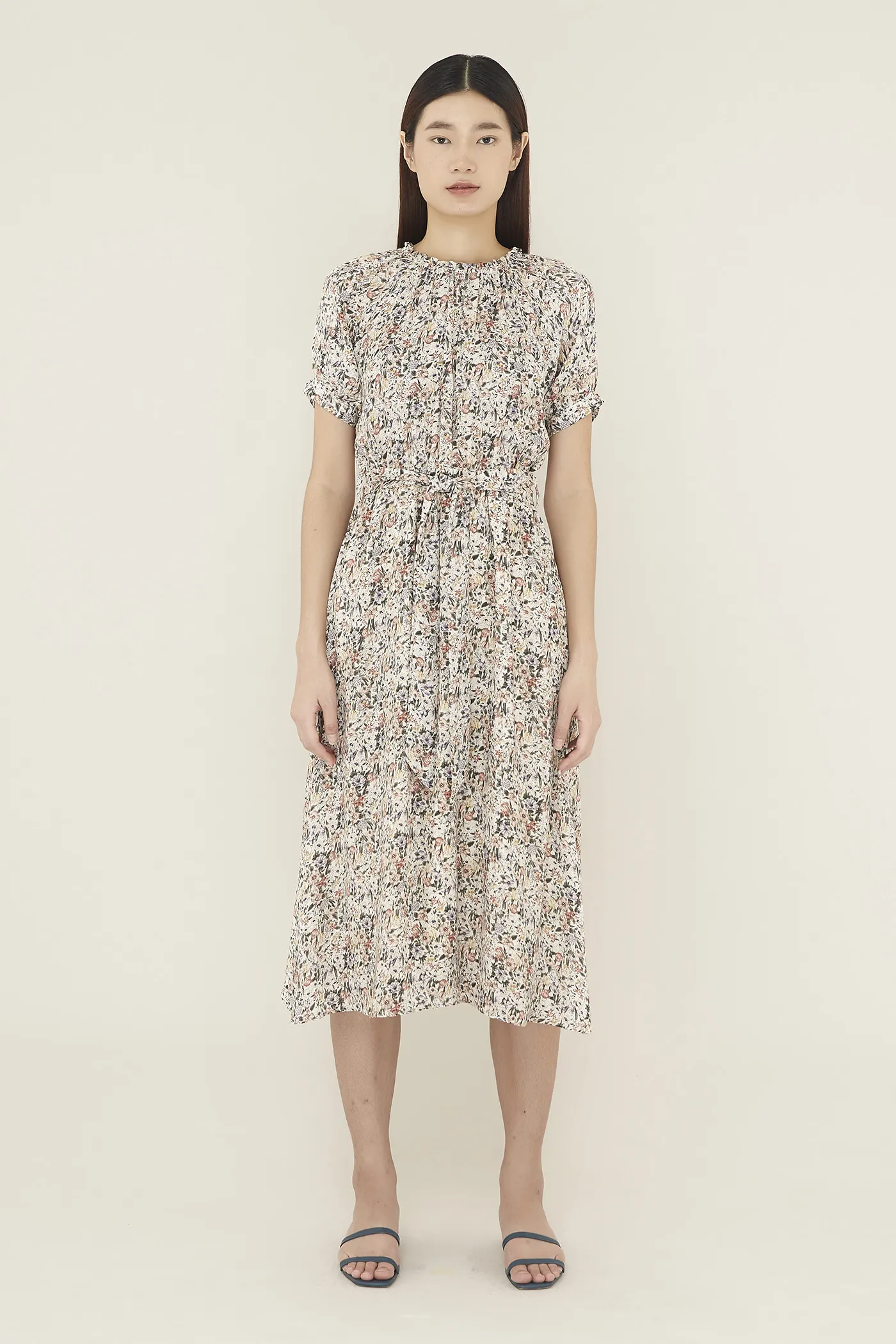 Anneta Mock-neck Dress