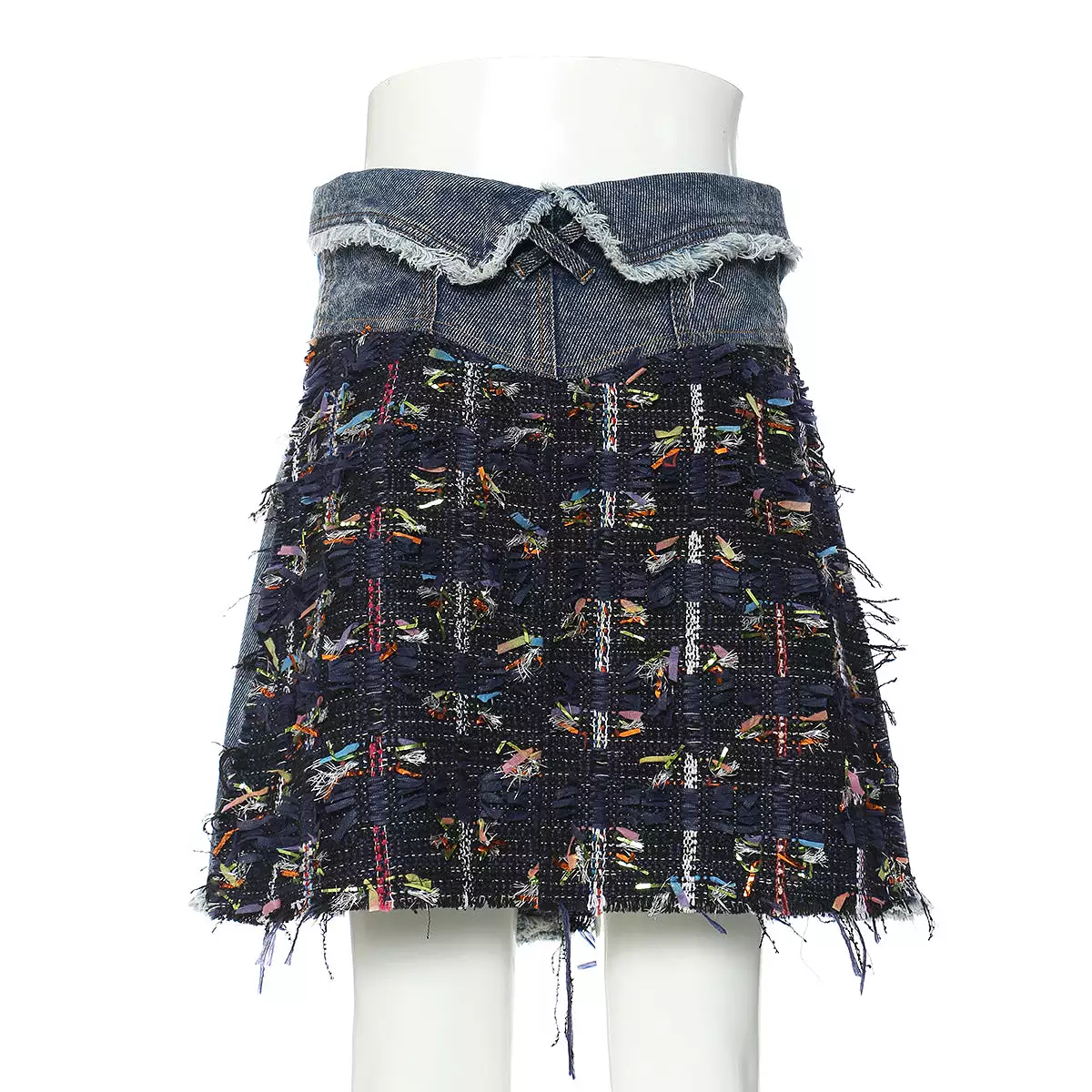 Ashore Shop Denim Mix Mini Skirts