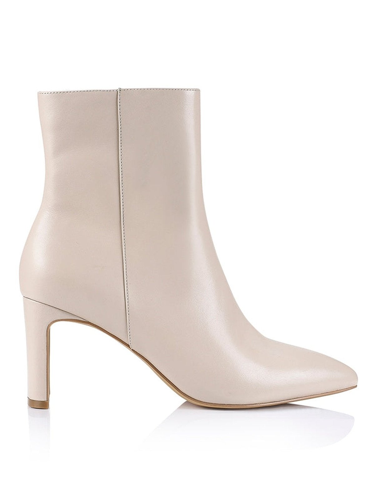 Bray Ankle Boots - Bone Leather