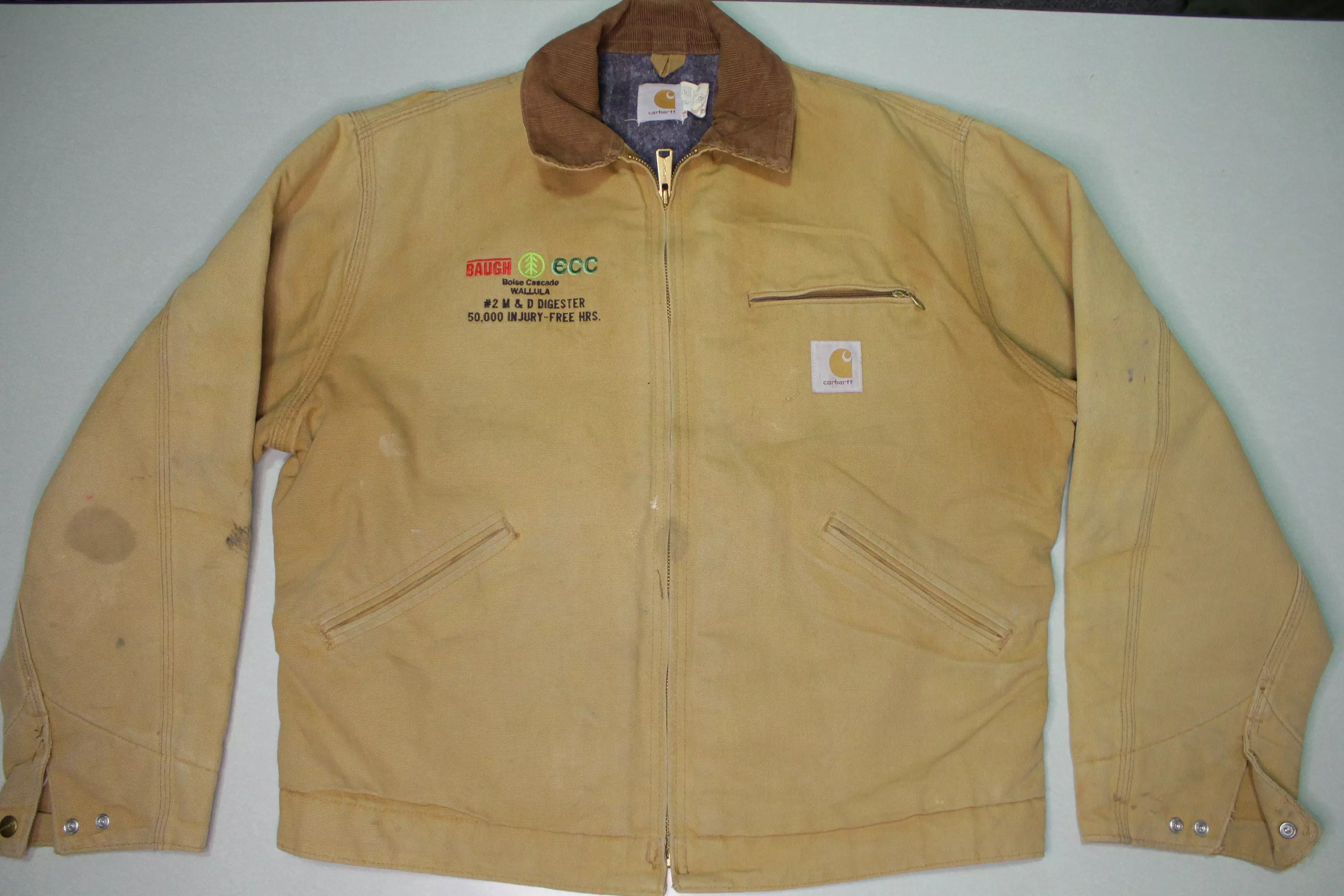 Carhartt 6BLJ J01 Vintage Union Made in USA Detroit 80's 90's Work Jacket