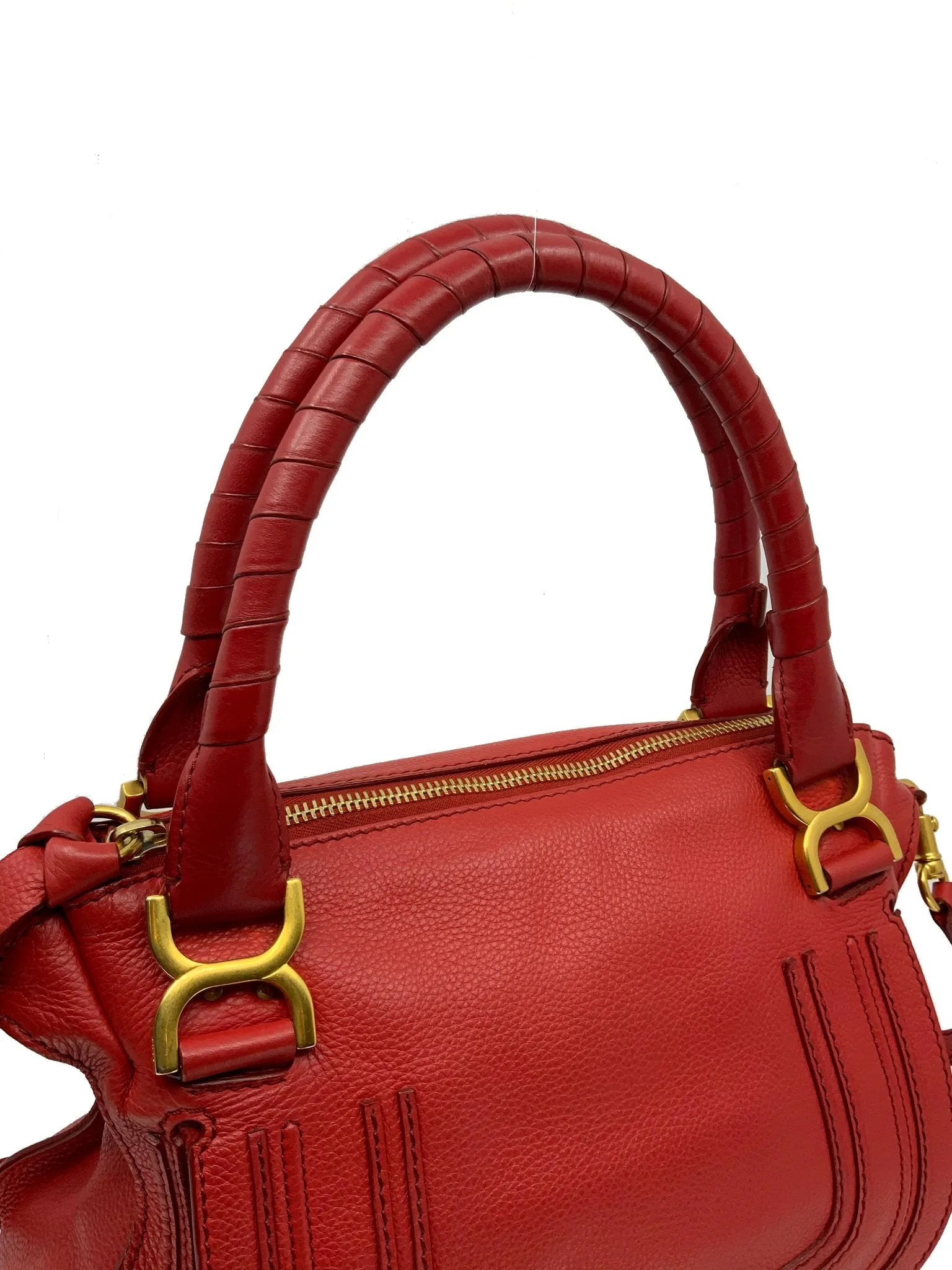 Chloe Calfskin Medium Marcie Satchel Bag