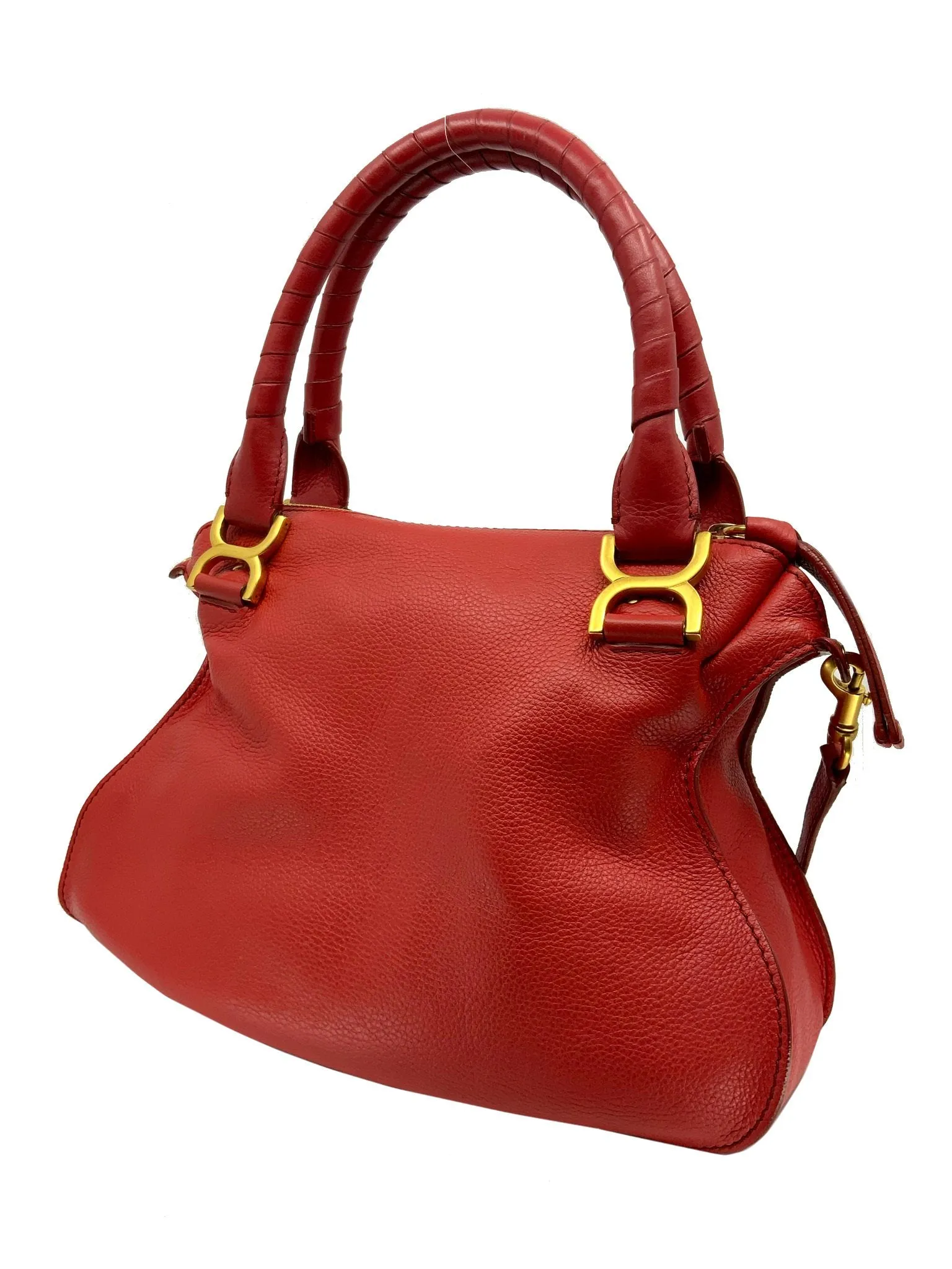 Chloe Calfskin Medium Marcie Satchel Bag