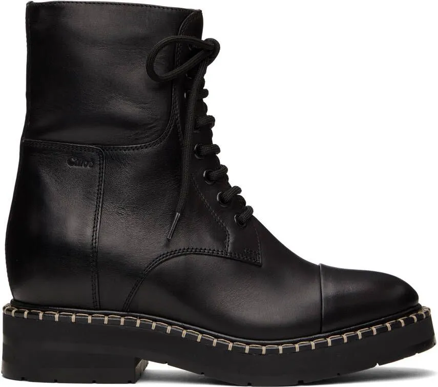 Chloé Black Noua Ankle Boots