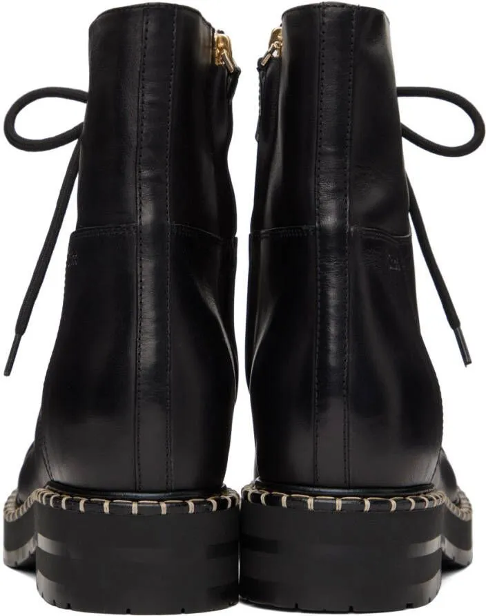 Chloé Black Noua Ankle Boots