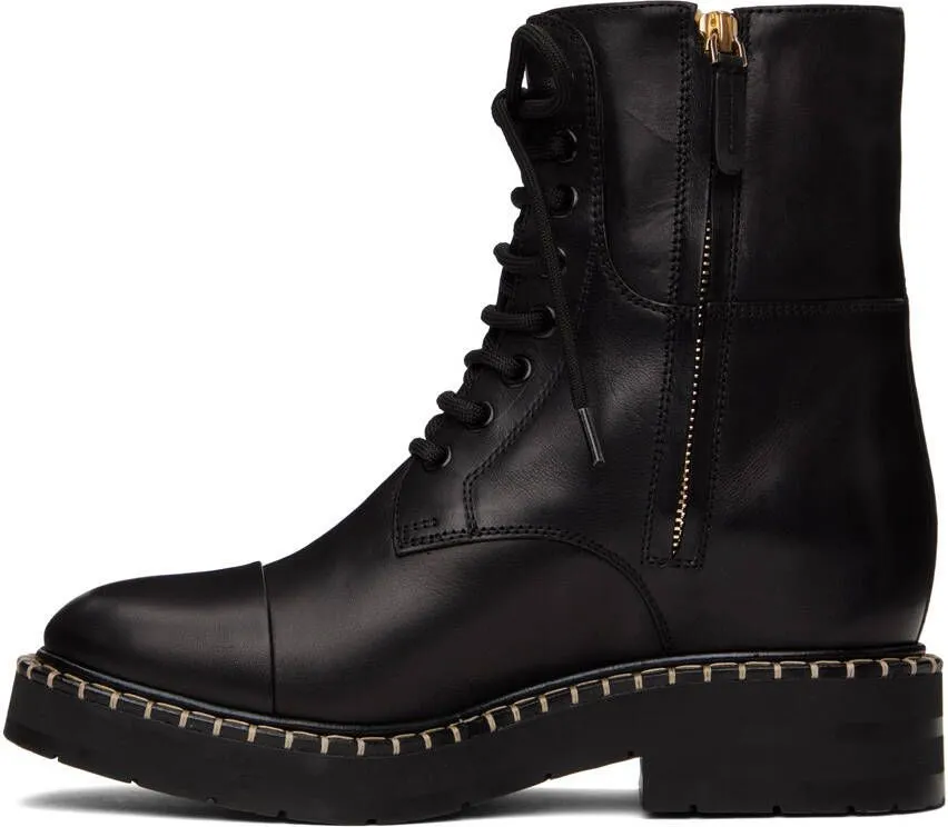 Chloé Black Noua Ankle Boots