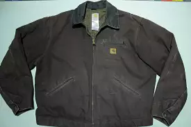 Copy of Carhartt J97 Blanket Dark Brown DKB Detroit Blanked Lined Work Jacket