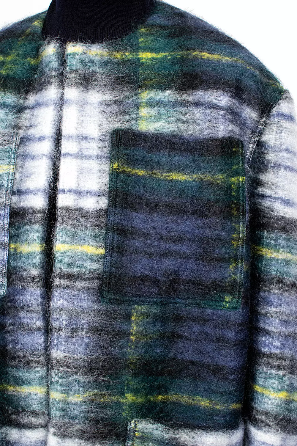 Croft Woven Jacket Green Tartan