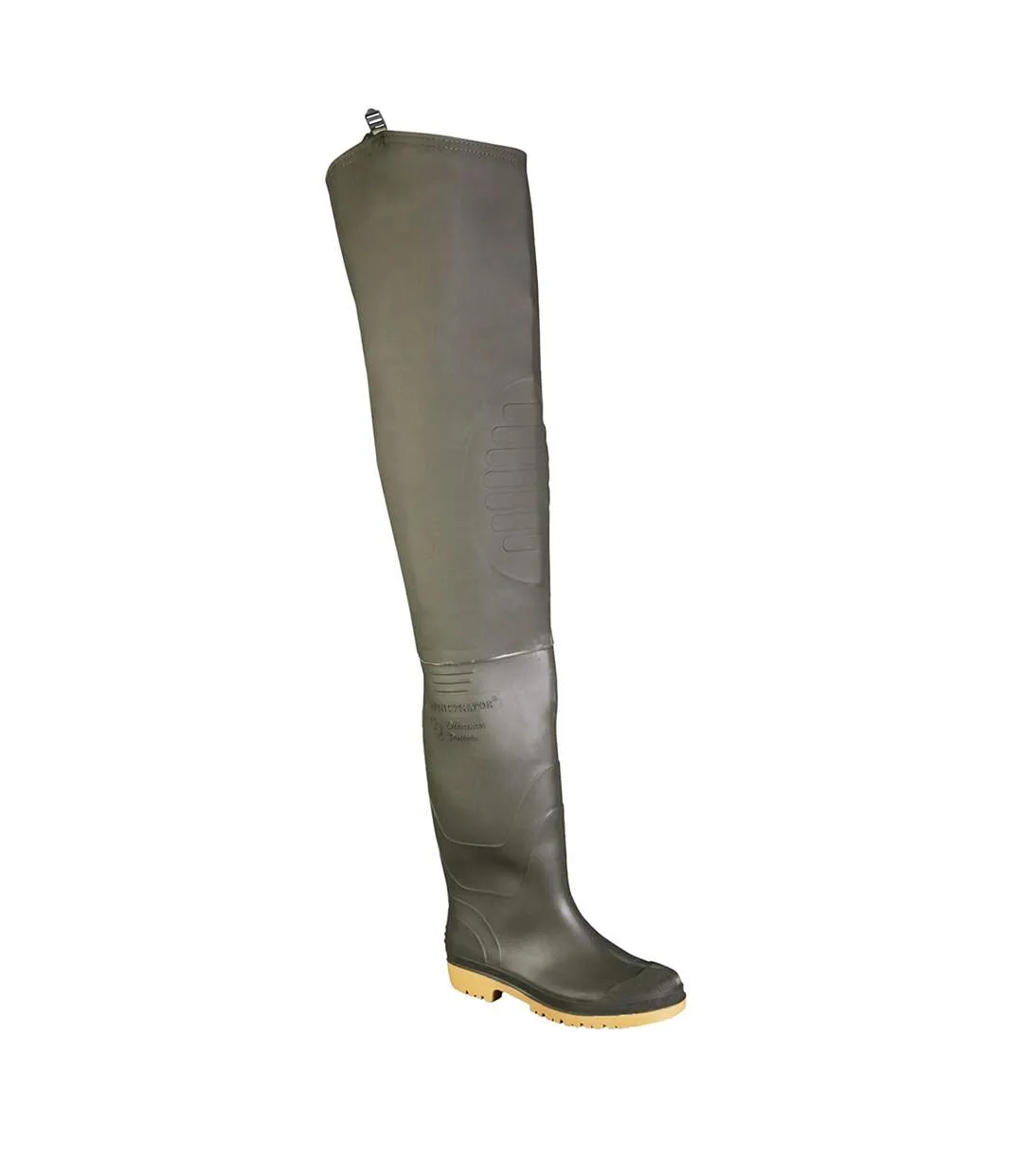 Dikamar Administrator Thigh Wader / Mens Boots / Plain Rubber Wellingtons (Green) - UTFS1131