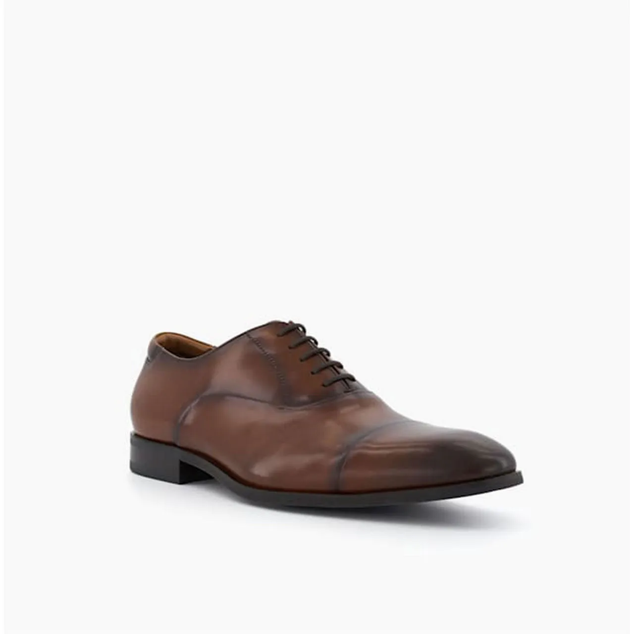 DUNE LONDON Secrecy Lace-Up Oxford Shoes - Brown