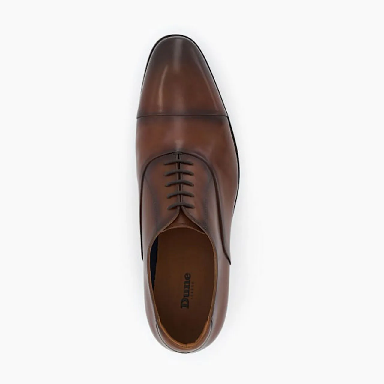 DUNE LONDON Secrecy Lace-Up Oxford Shoes - Brown