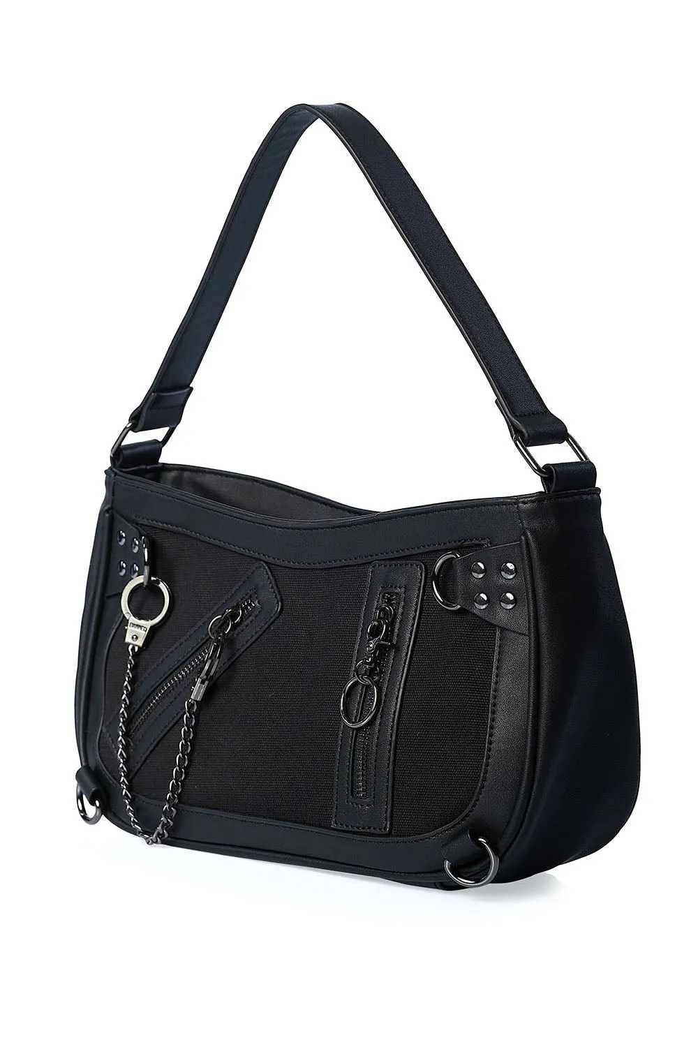 Entangled Shoulder Bag BLK