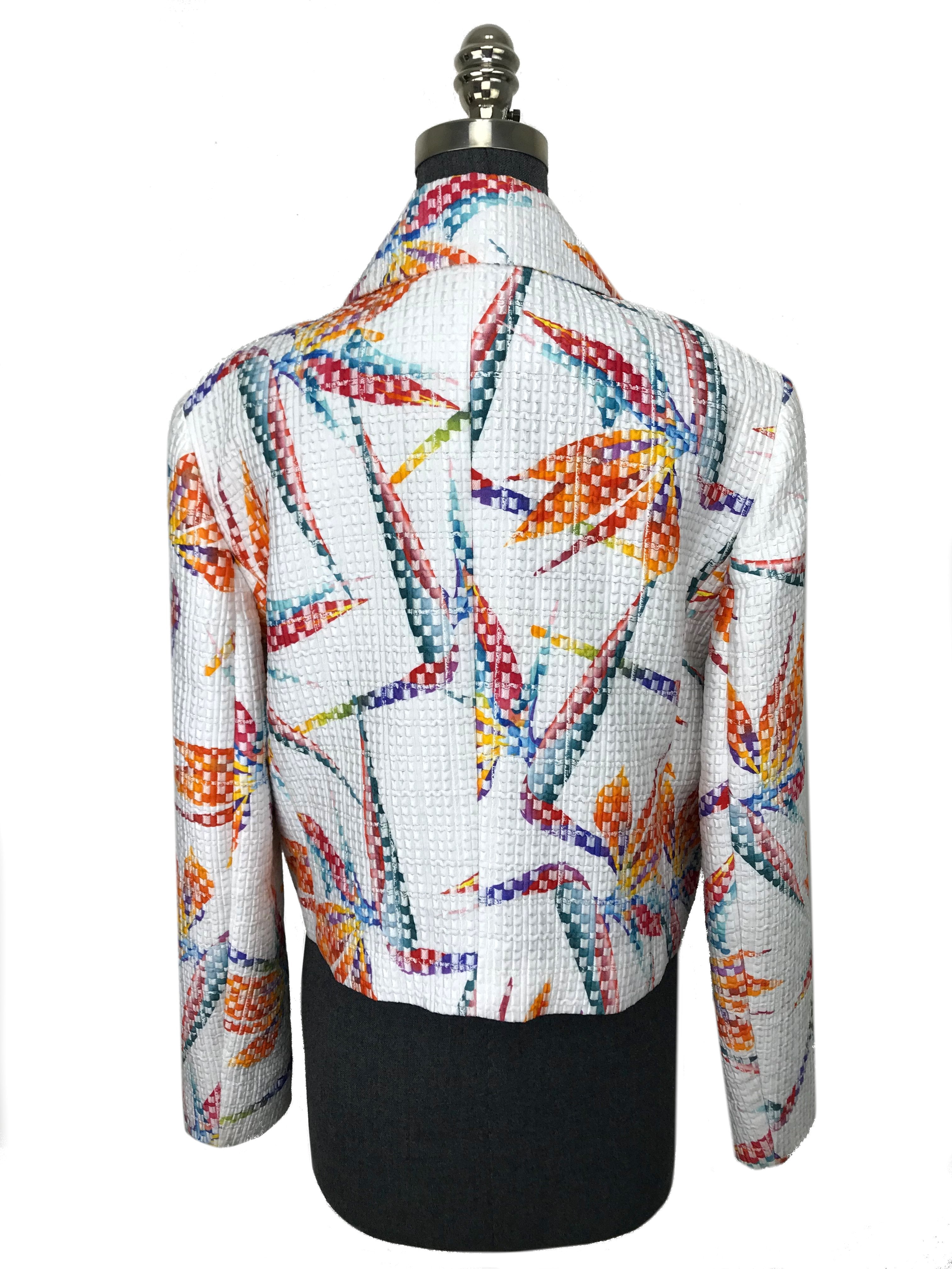 Fendi Birds of Paradise Printed Jacket Size L