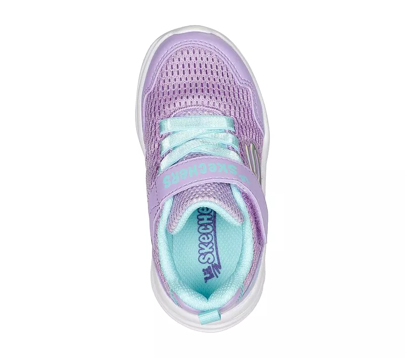 Infants Skechers Trainers Lavender Strap Dreamy Dancer 303201N LVAQ