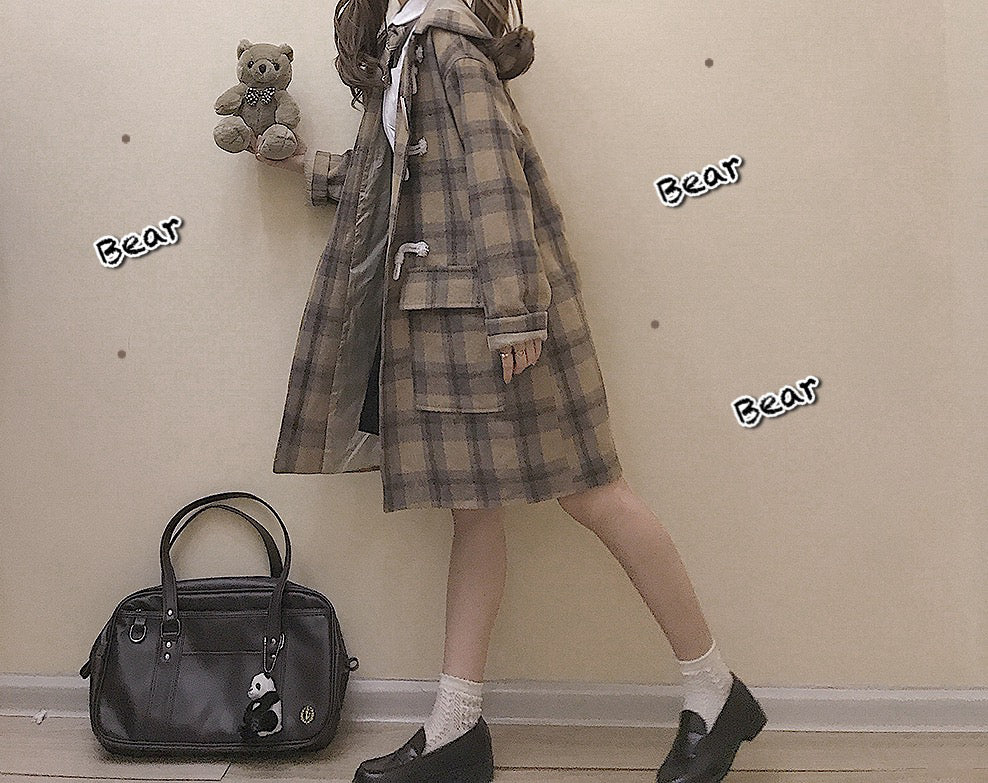 JAPANESE PLAID JACKET COAT BY24055