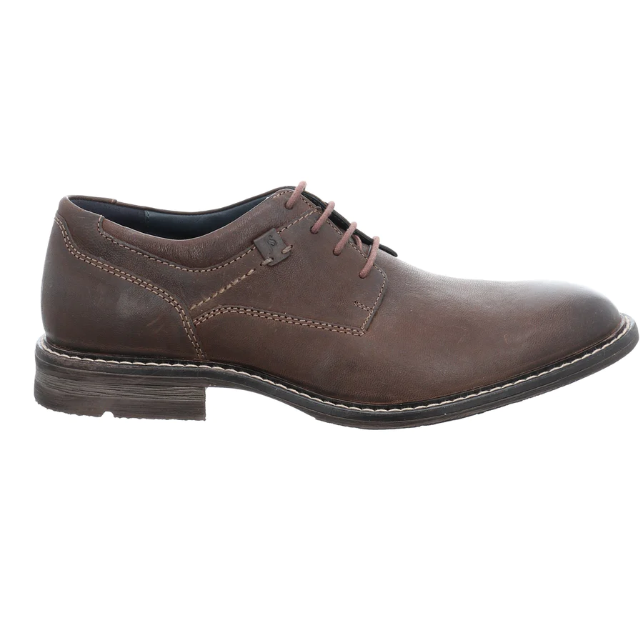 Josef Seibel Mens Earl Lace Up Oxford Shoes- Camel