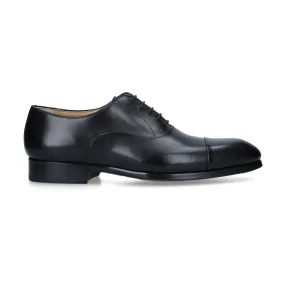 MAGNANNI Classic Toe Cap Oxford Shoes - Black