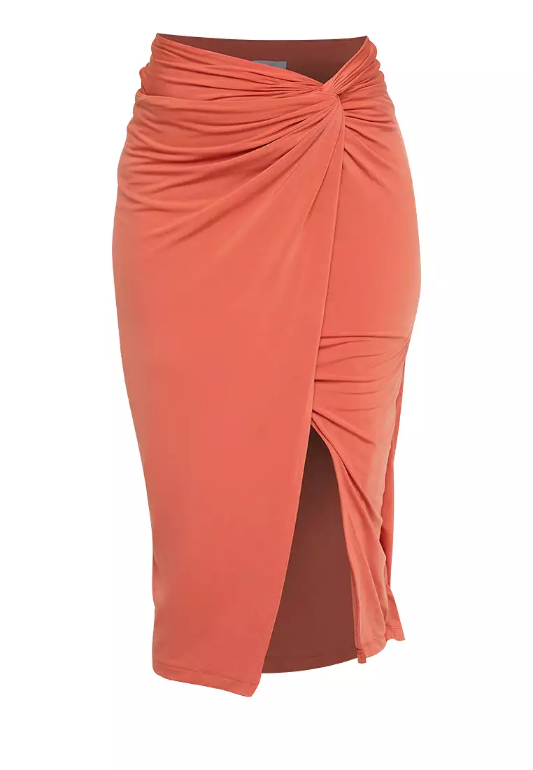 MARISOL Twist Front Skirt