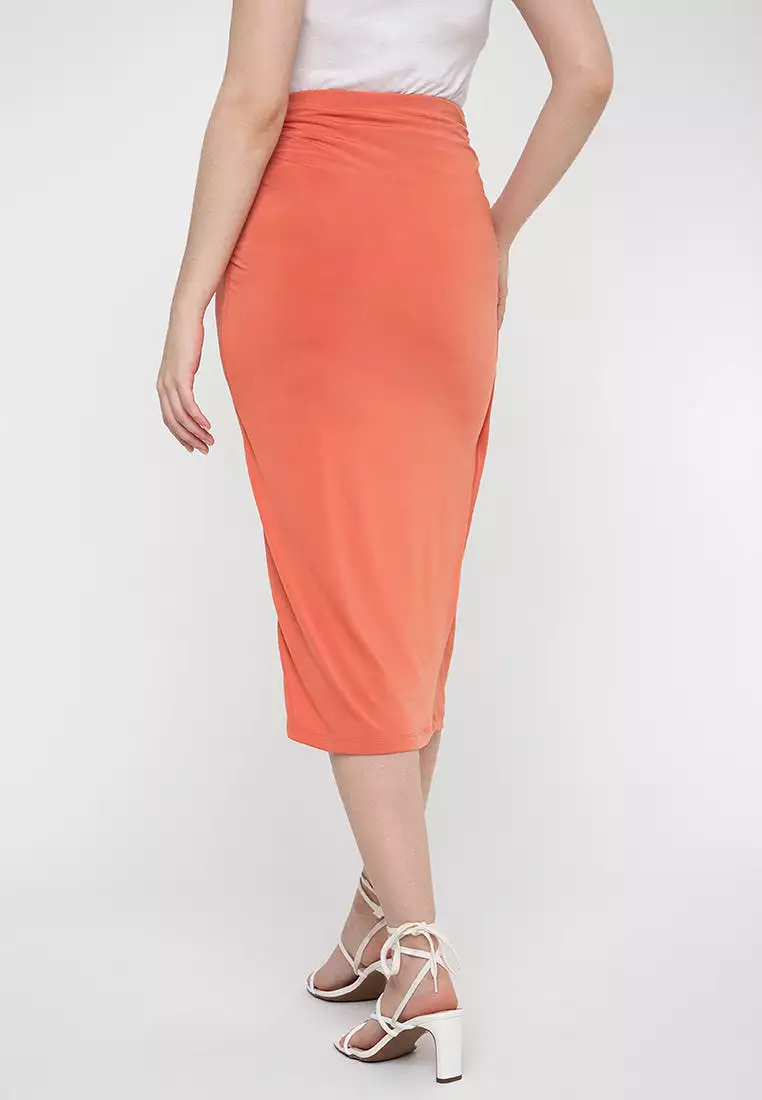 MARISOL Twist Front Skirt