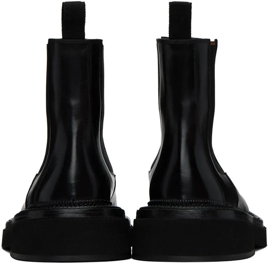 Marsèll Black Pollicione Chelsea Boots