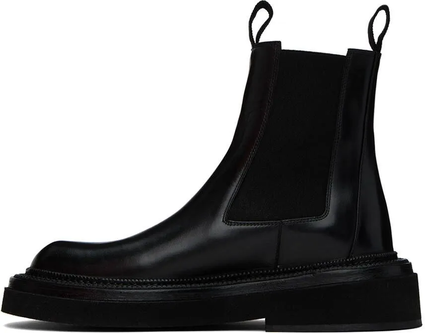 Marsèll Black Pollicione Chelsea Boots