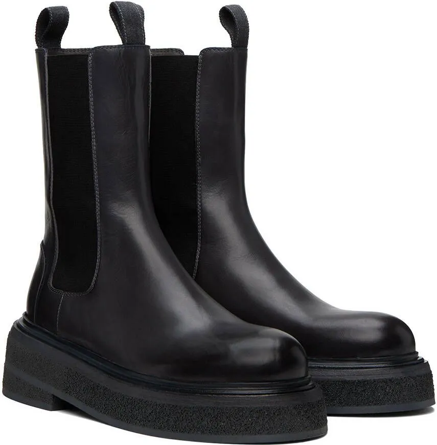 Marsèll Black Zuccone Chelsea Boots