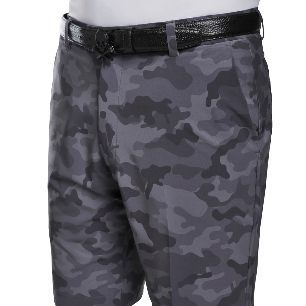 MENS HYBRID SHORTS CHARCOAL CAMO