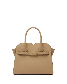 Milano Two Handles Mini Bag in Cachemire Beige