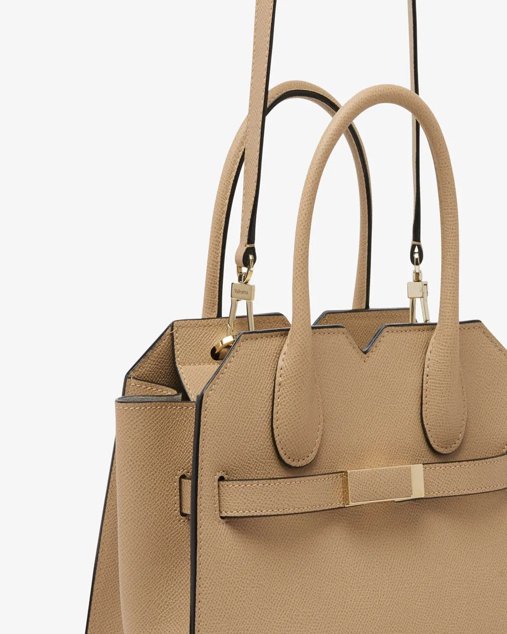 Milano Two Handles Mini Bag in Cachemire Beige