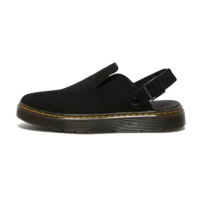 MULES CARLSON IN PELLE SCAMOSCIATA Donna Black Suede