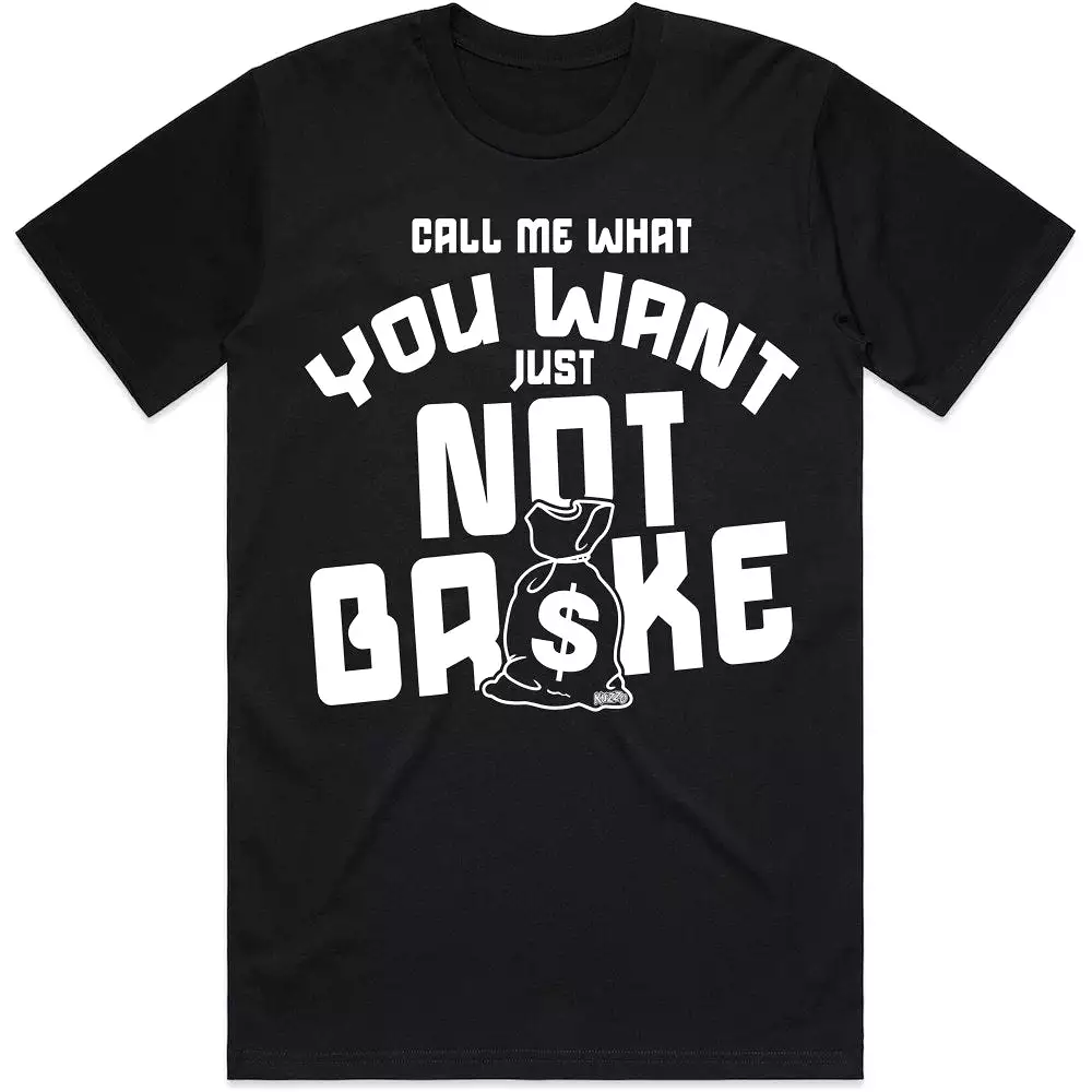 NOT BROKE : Sneaker Shirt to Match : Black