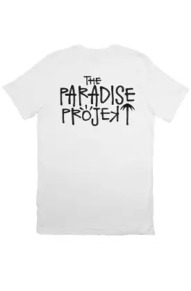 PARADISE PROJEKT PALM T WHT/BLK