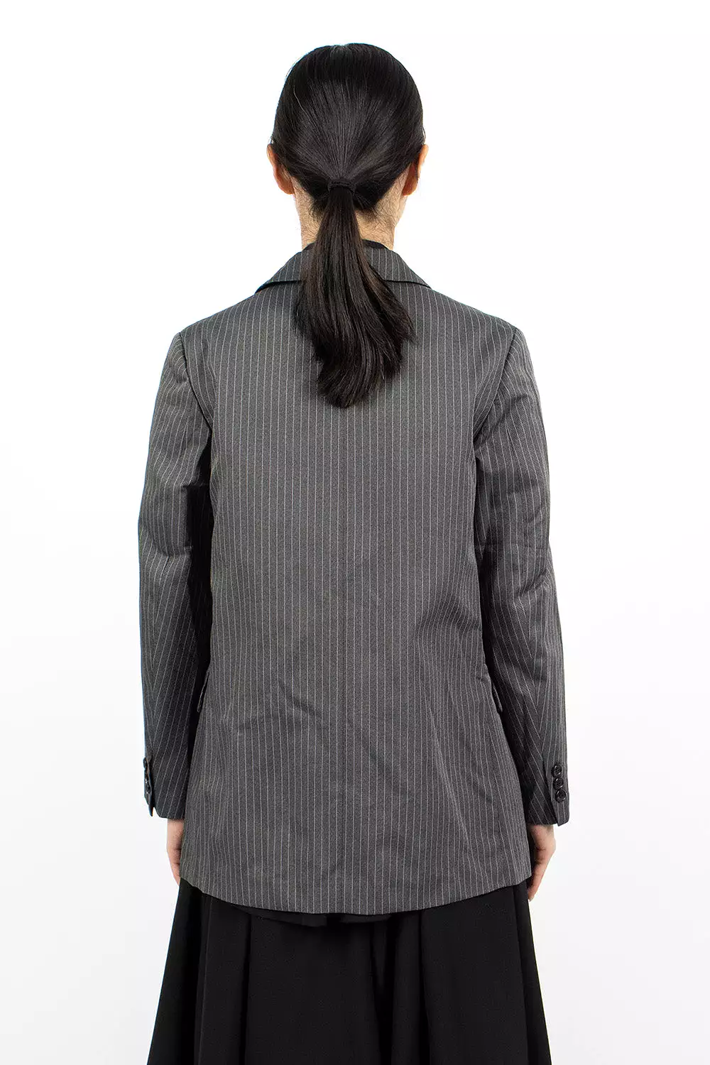 Pinstripe Jacket Grey