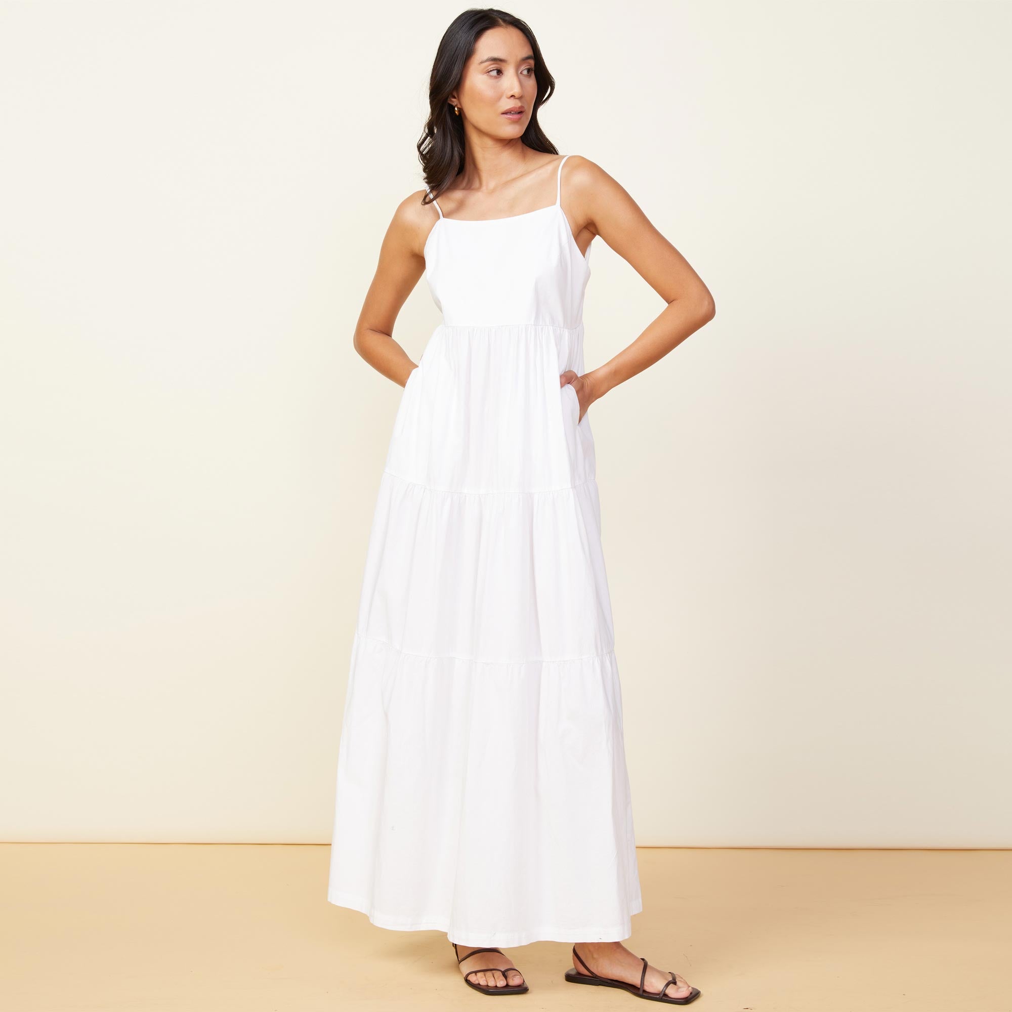 Poplin Maxi Dress