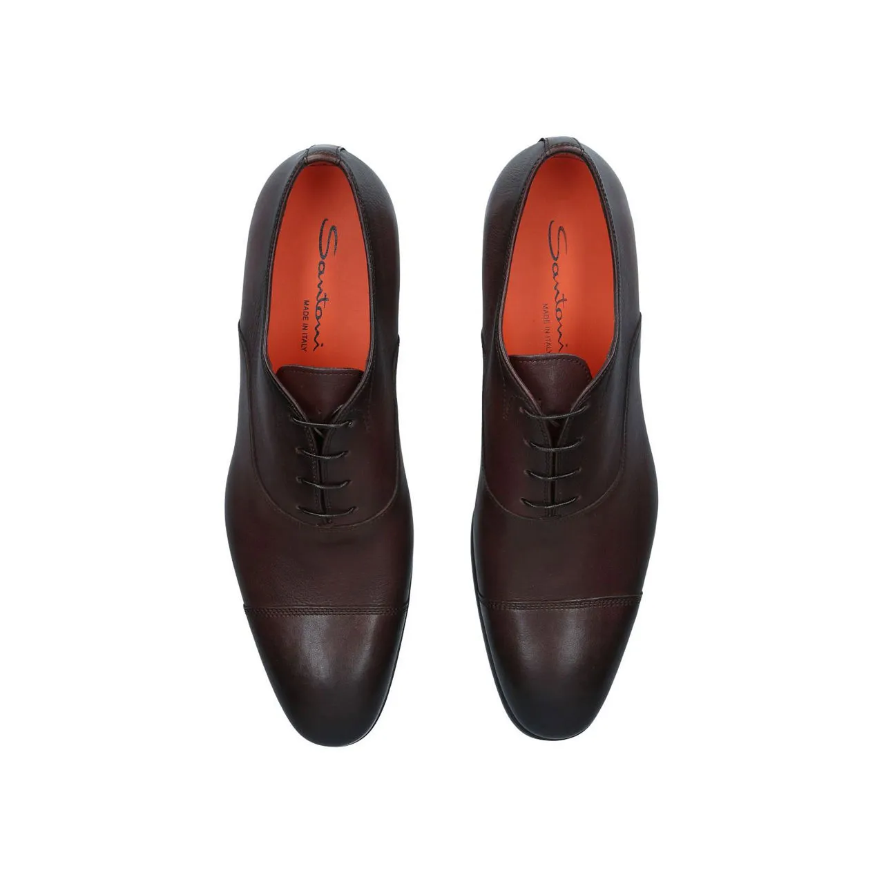 SANTONI New Simon TC Oxford Shoes - Brown