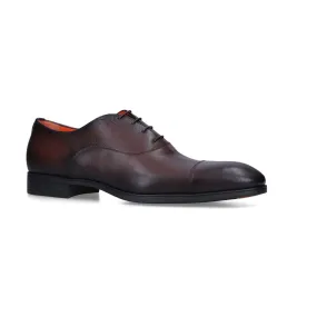 SANTONI New Simon TC Oxford Shoes - Brown