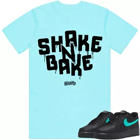 SHAKE N BAKE : Sneaker Shirt to Match : Tiffany AF1 Air Force Ones