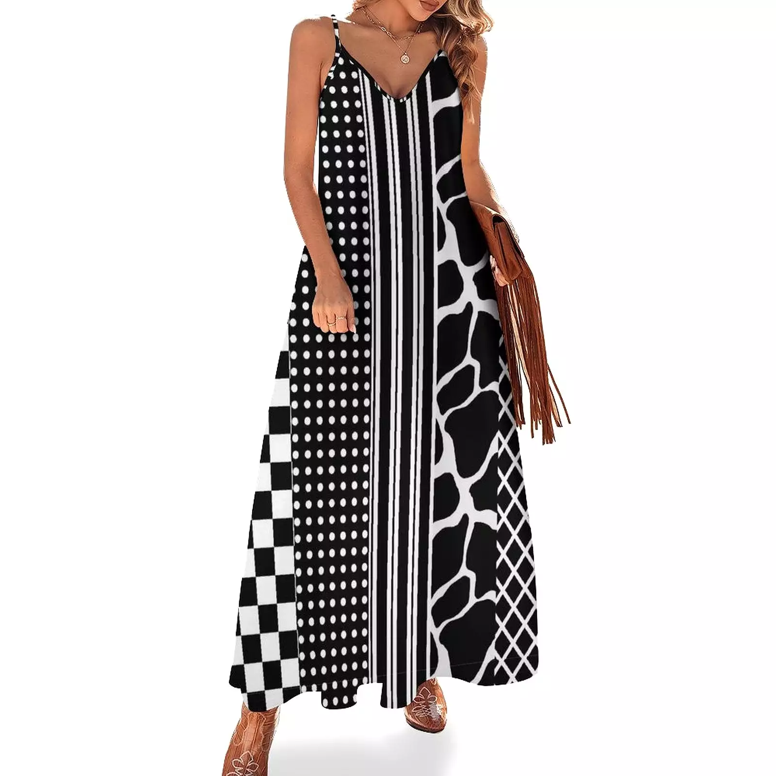 Spaghetti Strap Ankle-Length Dress Long dress