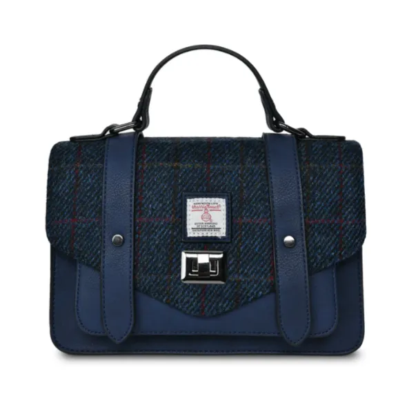 The Large Satchel with Harris Tweed