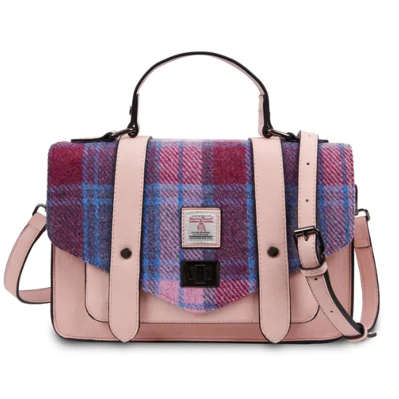 The Large Satchel with Harris Tweed