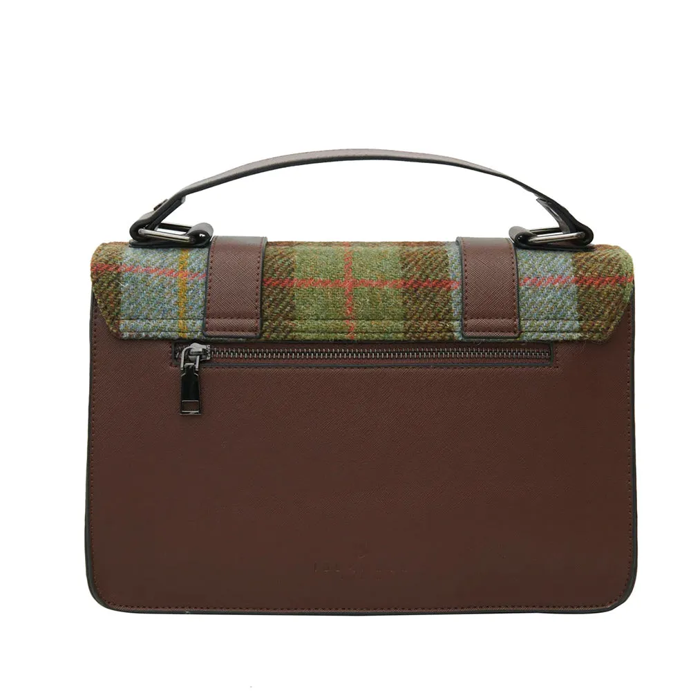 The Large Satchel with Harris Tweed