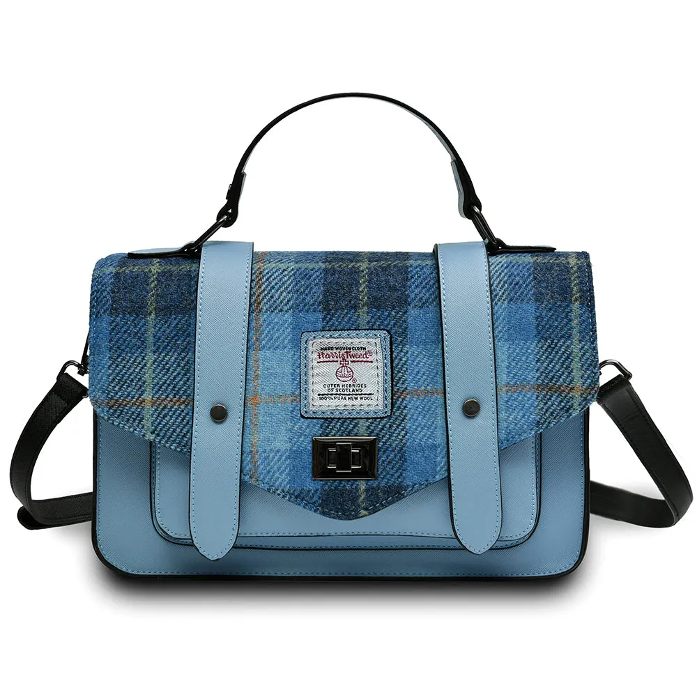 The Large Satchel with Harris Tweed