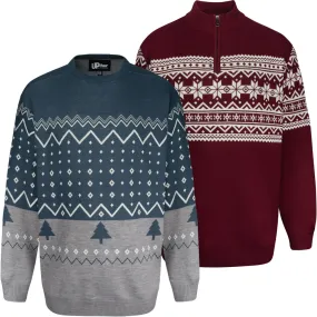 Uptheir Hawk & Dove Sweater Set - Sailor Blue, Burgundy