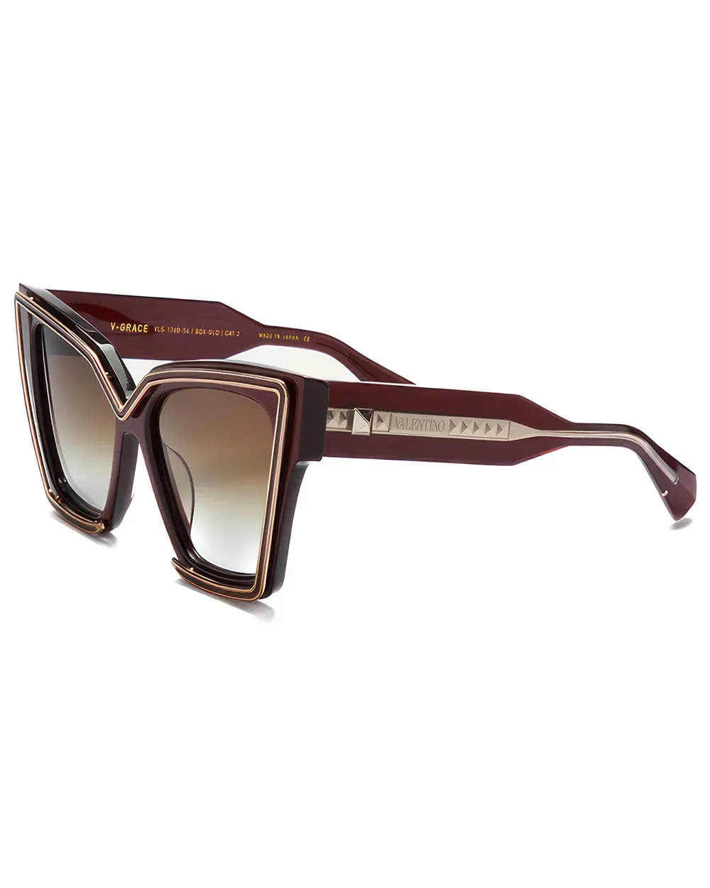 V-Grace Sunglasses in Bordeaux