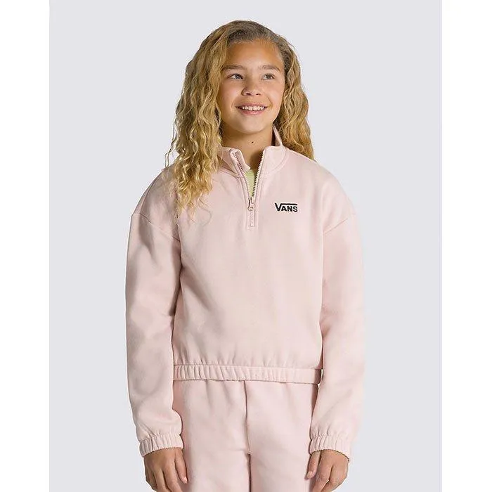 Vans Junior Girls' [8-16] Mock Neck Half-Zip Pullover Sweatshirt