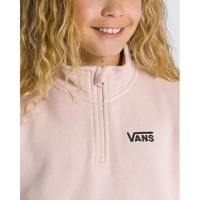 Vans Junior Girls' [8-16] Mock Neck Half-Zip Pullover Sweatshirt