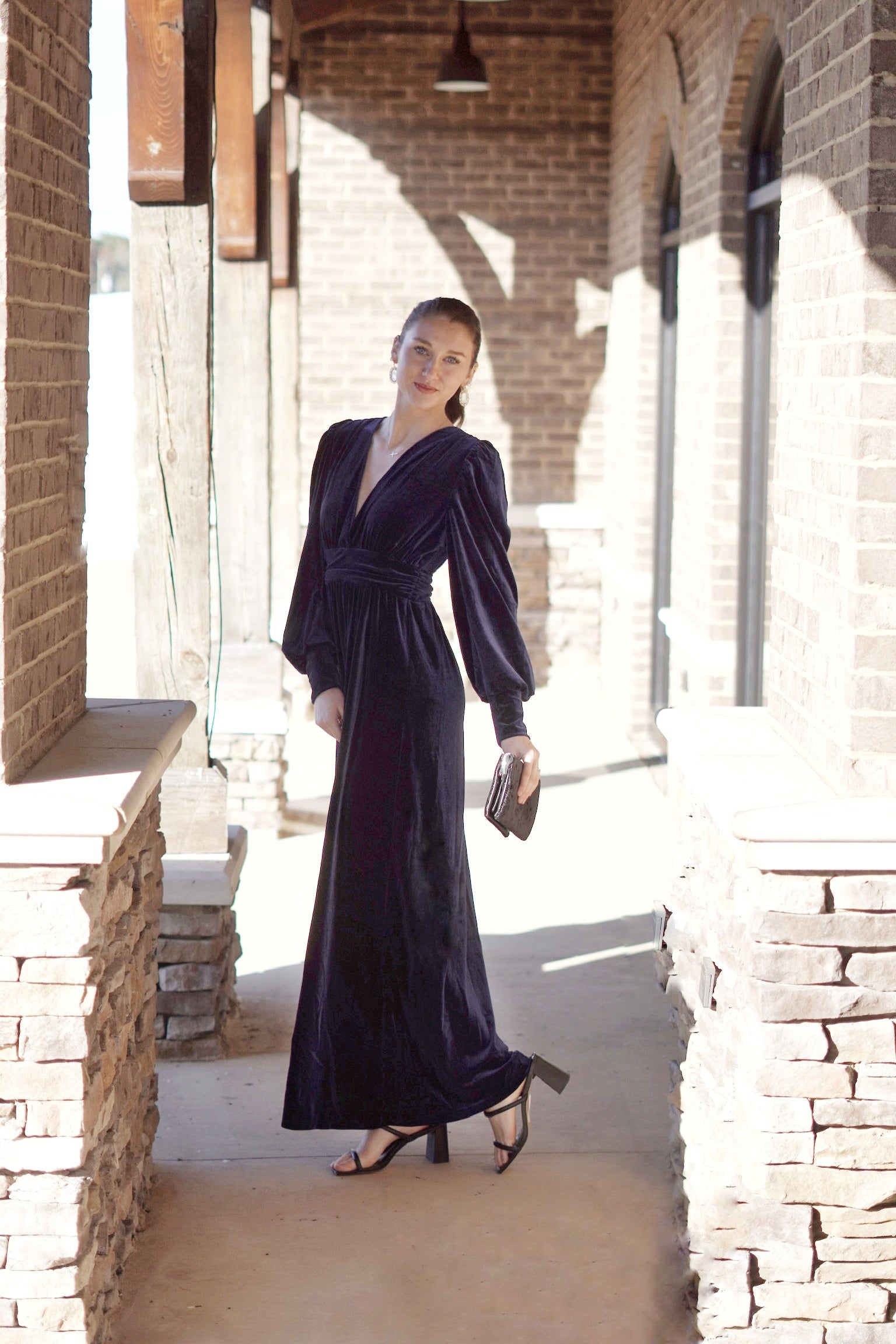 Venezia Velvet Maxi Dress