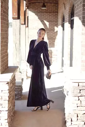 Venezia Velvet Maxi Dress