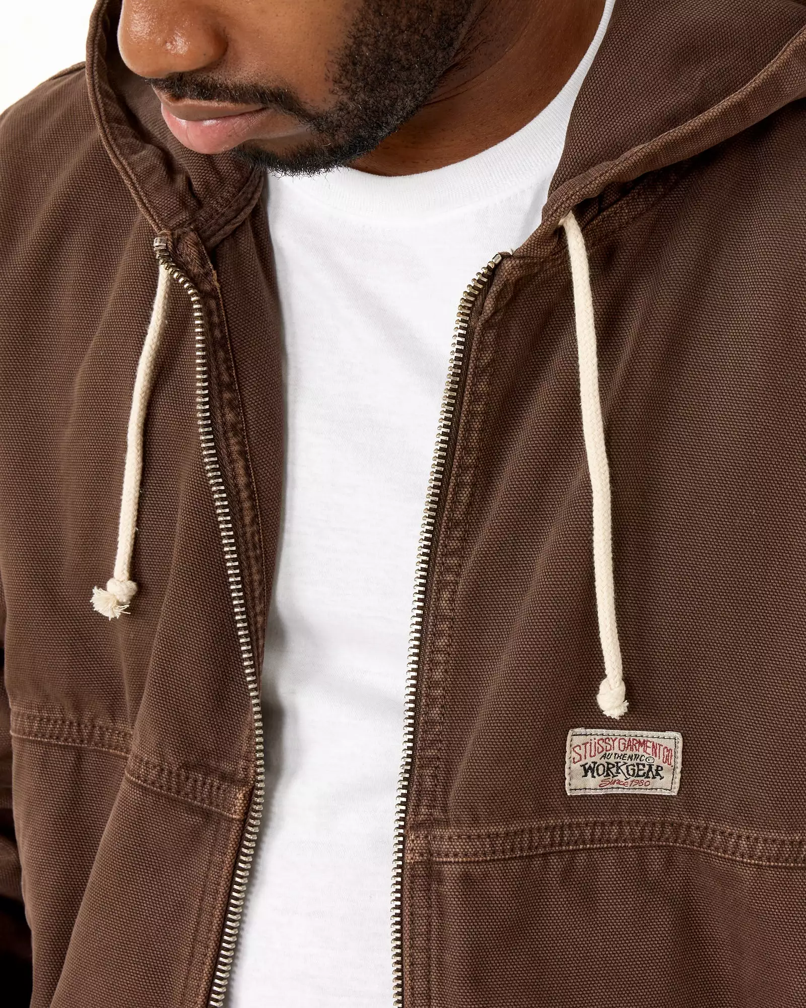 Work Jacket in Brown