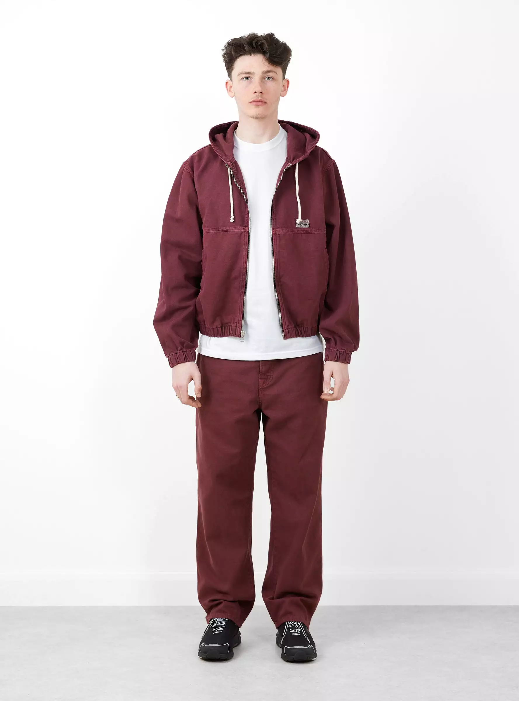 Work Jacket Unlined Canvas Wine